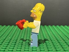 LEGO Homer Simpson Minifigure 71006 with Tie the Simpsons sim001