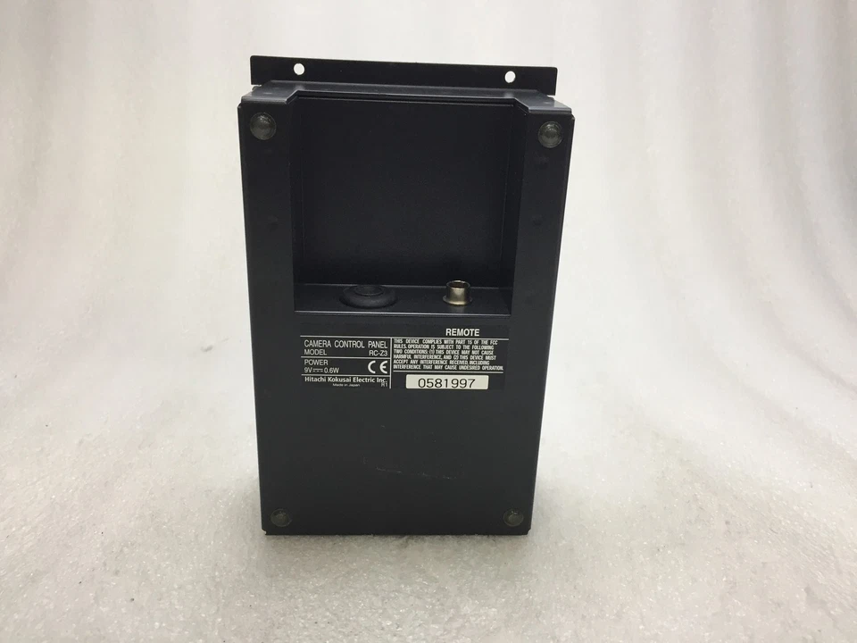 Hitachi Kokusai Electric Inc. RC-Z3 Remote Camera Control Panel 9V /0.6W - Image 4 of 4