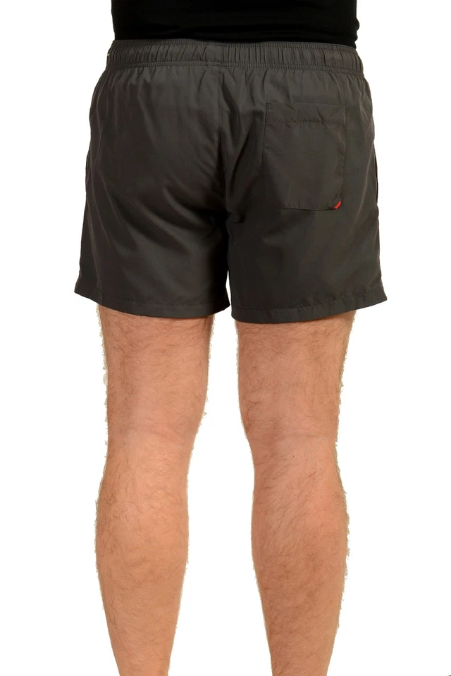 Pantalones Cortos de Natación Hugo Boss Para Hombre "ABAS" Gris Estampado de Logotipo EE. UU. M IT 50 Foto 3 de 4