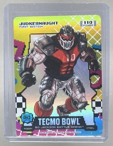 Judkernaught 2026 Bo Jackson Battle Arena Tecmo Bowl #RD634 80's 8-Bit Rad