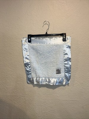 Little Giraffe Luxe Lovey Blanky 14in X 14in Blue
