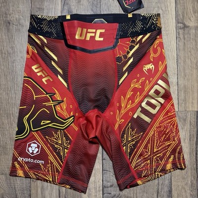 Men's UFC Unrivaled by VENUM Red Ilia Topuria Vale Tudo Short Sz M $130
