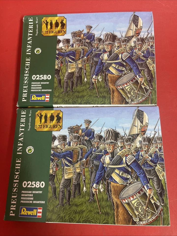 Kit Modelo Figura Revell Guerras Napoleónicas INFANTERÍA PRUSIANA 02580 Escala 1:72 -Dos Foto 2 de 4
