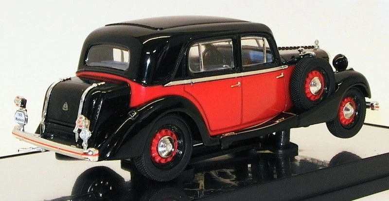 Signature Models 1/43 Scale PM43702 - 1935 Maybach SW35 H/Top Spohn - Red/Black - Image 3 of 4