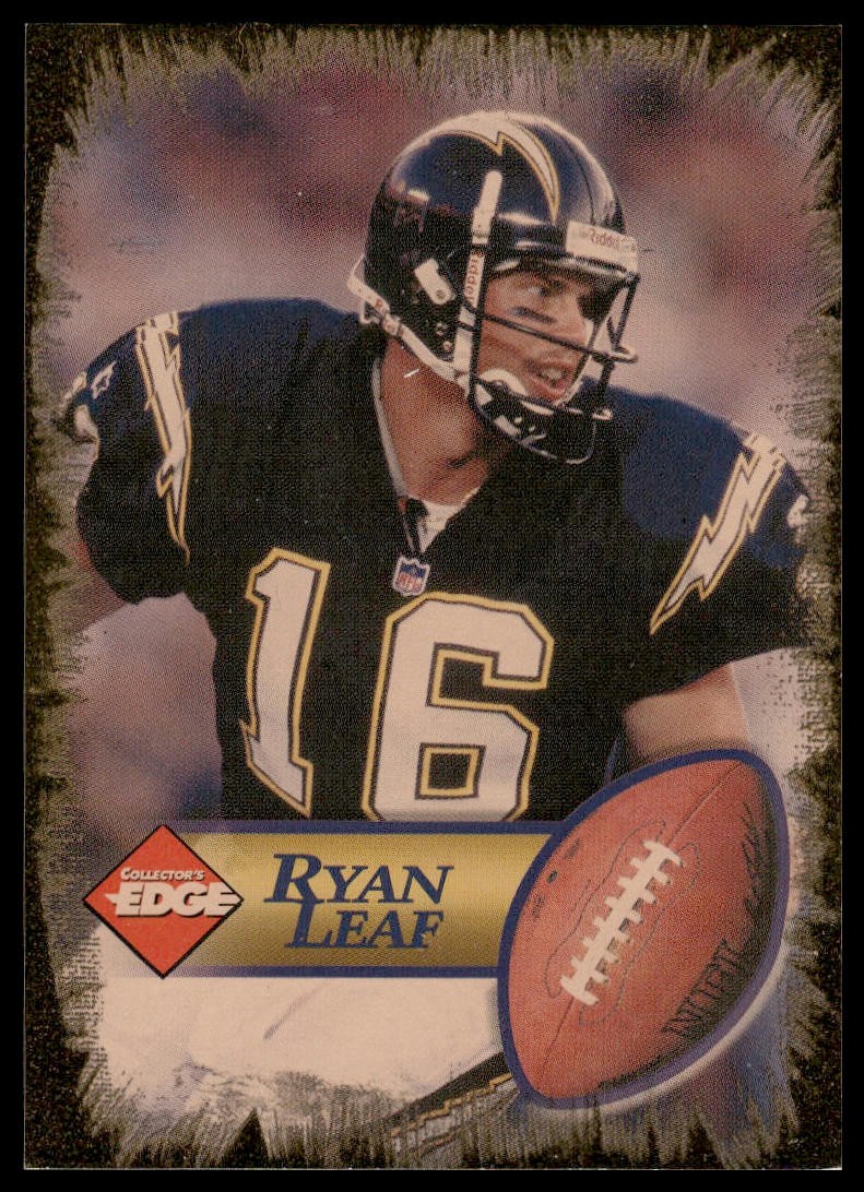 1998 Collector's Edge First Place #NNO Ryan Leaf Gold Border Chargers NM+