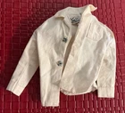 Barbie 1960s Ken WHITE DRESS SHIRT Long Sleeve VTG