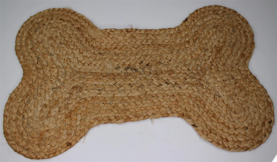 Lindo mantel individual tejido con forma de hueso Top Paw Dog So Hungry 22" x 14" Foto 2 de 3