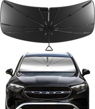 Windshield Sun Shade Umbrella For Mercedes-benz Gle Suv 2020-2025. Foldable Umbr