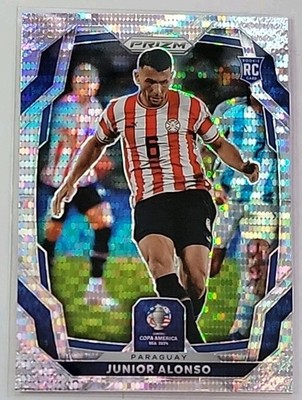 Junior Alonso 2024 Panini Prizm Copa Silver Pulsar Prizm Rookie #84