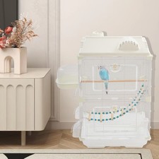 Bird Cage with Food Bowls Bath, Flight Cage, Bird Cage for Medium  Small Birds