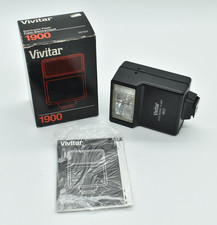 Vivitar - 1900 ELECTRONIC CAMERA FLASH, New With Original Box  Paperwork