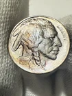 1919-P SUPERB+ GEM AU+ BUFFALO NICKEL DC203 FROM TJLICIOUS HOARD Toned
