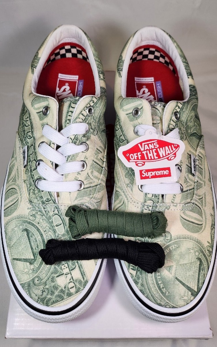 Supreme x Vans Dollar Bill Collection Details - JustFreshKicks