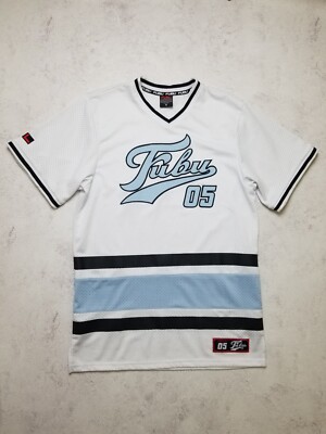 Rare Vintage Fubu Jersey T-Shirt Big Logo 05 Rap Style Men's Size