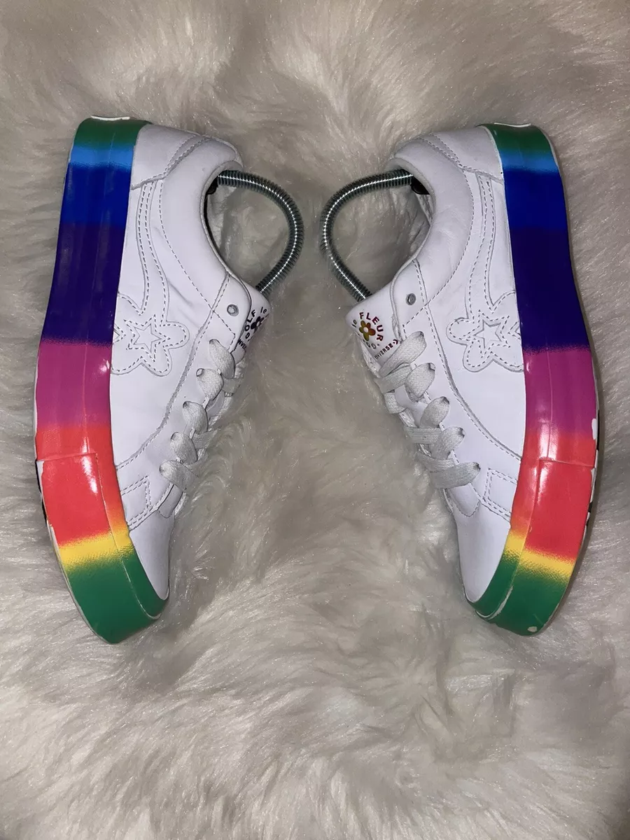 brud Klæbrig Tordenvejr Converse x Golf Le Fleur One Star Ox Low Top Rainbow 166409c Men's 7 Women's 9 | eBay brud Klæbrig Tordenvejr Converse x Golf Le Fleur One Star Ox Low Top Rainbow 166409c Men's 7 Women's 9 | eBay