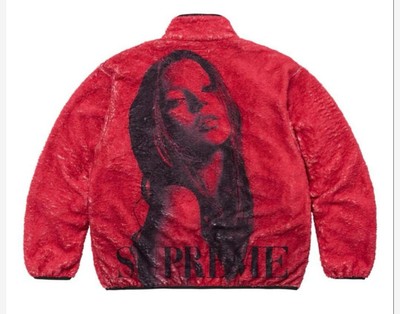 2024 Red Supreme Kate Moss Fleece Jacket Medium Japan red new in 