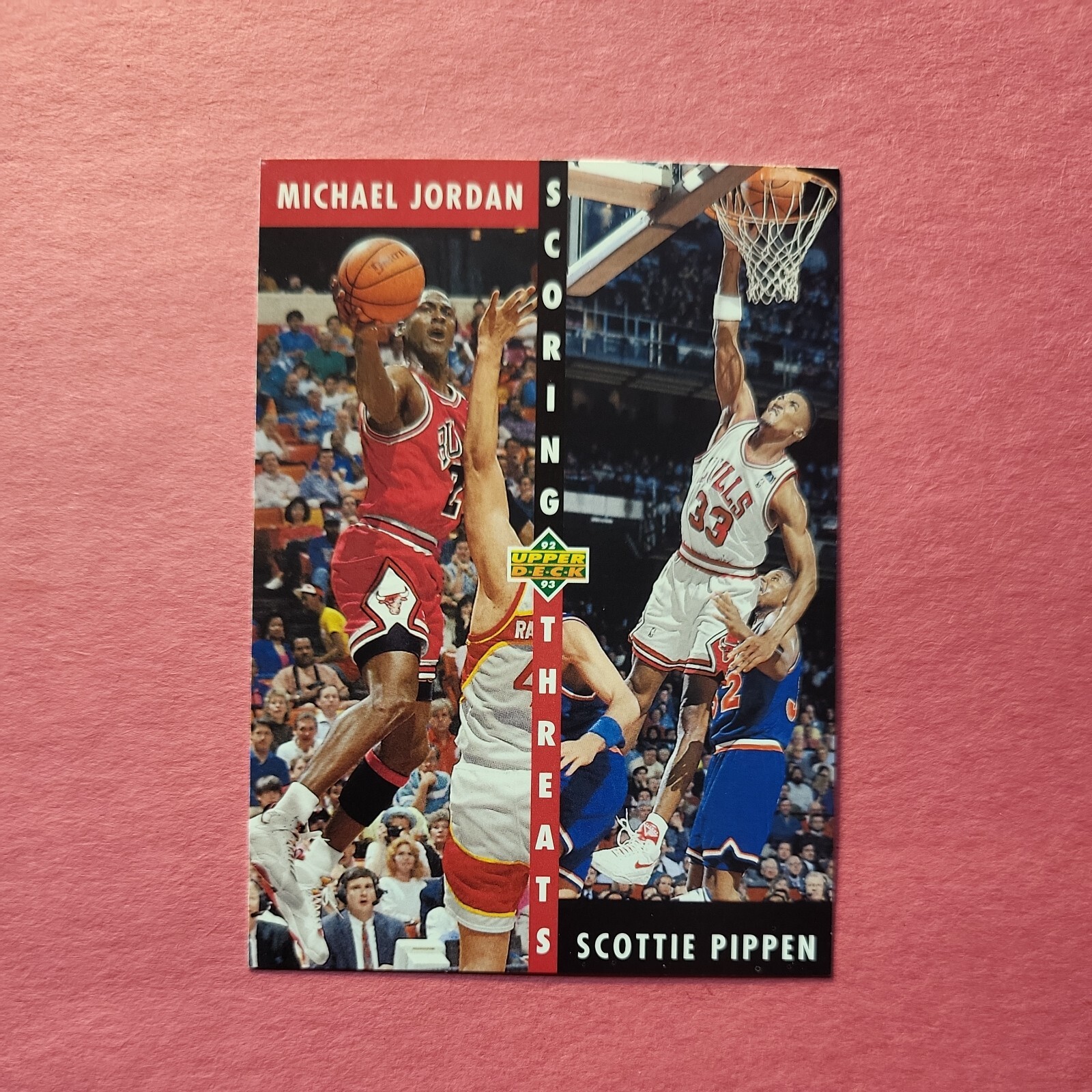 1992 Upper Deck Michael Jordan / Scottie Pippen #62 Chicago Bulls