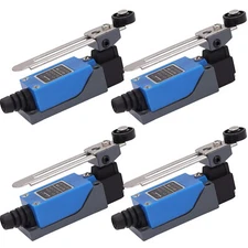 4PCS ME-8108 Limit Switch Rotary Adjustable Roller Lever Arm Mini Limit Switch 