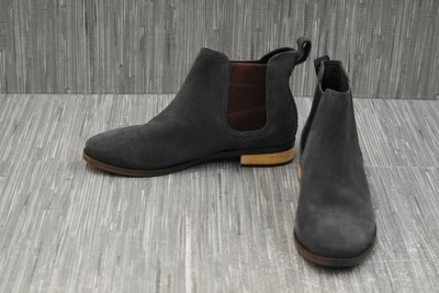 forged iron grey suede women's ella booties