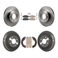 For Honda Civic Front Rear Disc Brake Rotors Ceramic Pads And Drum Ki K8A-104968