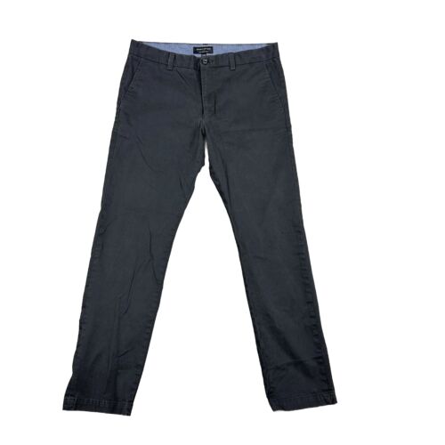 Banana Republic Fulton Skinny Chino Men’s 34x33 Dark Gray Casual Trouser Pants - Picture 1 of 11