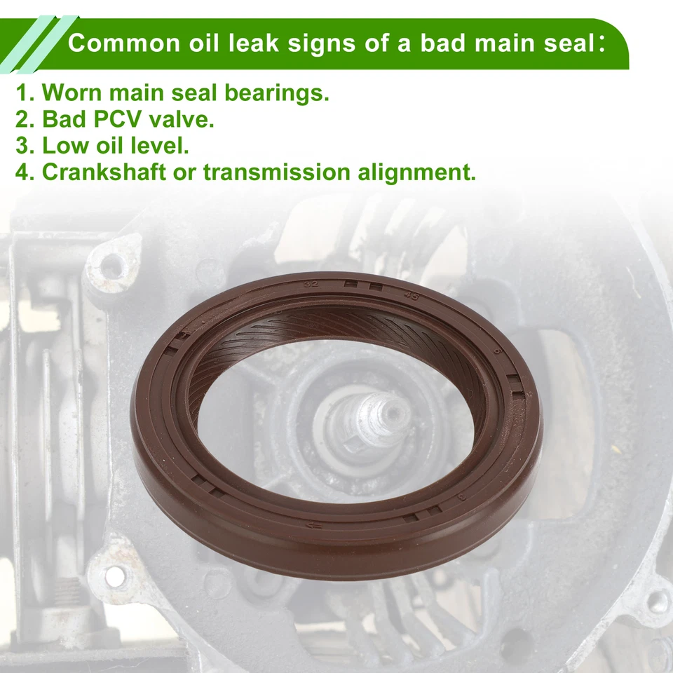 1 pieza sello de aceite del cigüeñal para MINI COOPER 2002-2008 para Dodge Neon 1995-2005 Foto 3 de 4