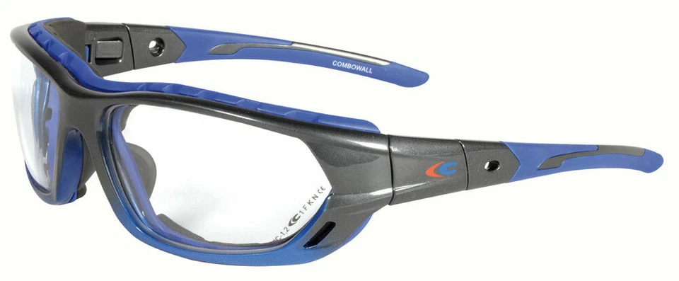 Occhiali Protettivi di Protezione con Elastico Lenti Trasparenti COFRA da Lavoro - Immagine 2 di 4