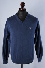 Gant Classic V Neck Jumper Size M