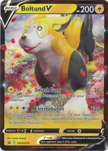 Boltund V - SWSH219 Sword & Shield Promo Near Mint Pokemon TCG