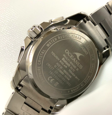 CASIO OCW-S4000-1AJF OCEANUS Manta S4000 series solar black men's