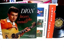 DION - Lovers Who Wander VG+ 1962 LAURIE LP mono - LLP 2012 LAURIE Inner Slv