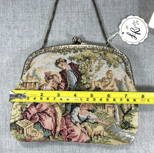 NWT Vtg La Regale LTD Womens Tapestry Purse Victorian Floral - Picture 10 of 10