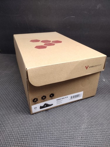 Zapatos Vivobarefoot para Hombres EU12 US 45 Negro Primus Trail Tierra Firme Aire Libre Senderismo - Imagen 3 de 18