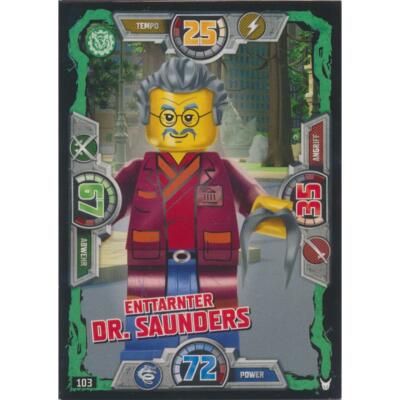 103 - Enttarnter Dr. Saunders - Schurken Karte