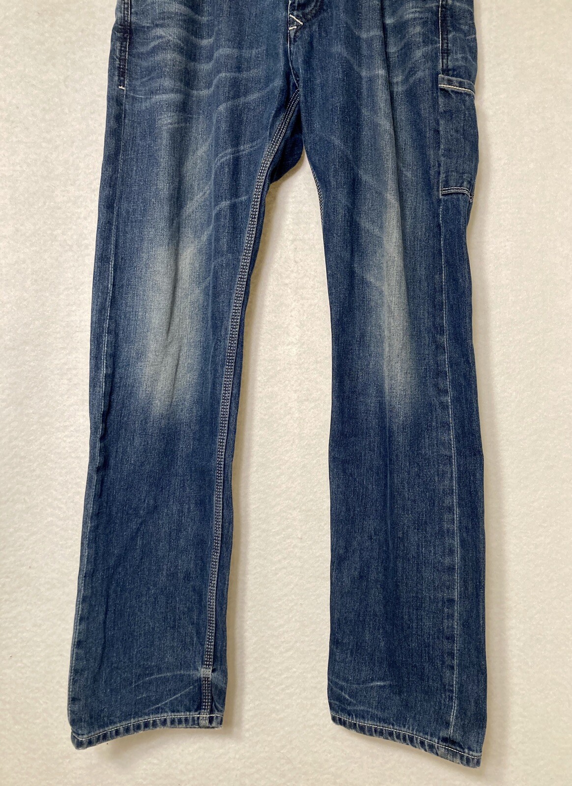 Vintage DIESEL INDUSTRY Men’s Denim Jeans Size 34 Dis… Gem