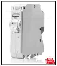 Standard 1-Pole 15 Amp, 120-Volt, Thermal Magnetic Branch Circuit Breaker