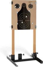 (1 Pack) Steel Target Stand Base for Paper Silhouette Shooting Targets, 8” - ...