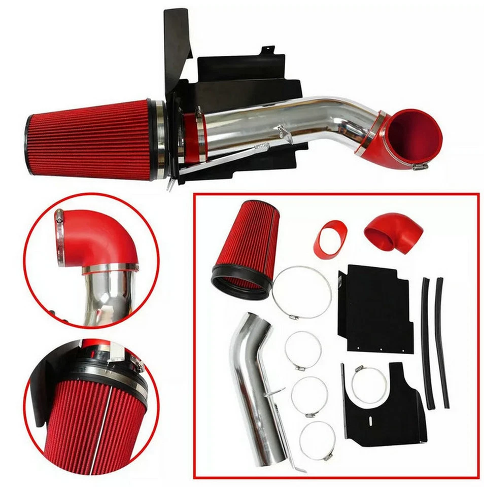 4"Cold Intake System&Heat Shield For 00-06 Chevy Suburban 1500/2500 5.3L/6.0L V8 - Image 4 of 4