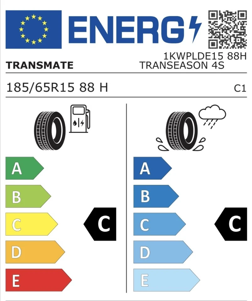 185 65 15 88 H 4 STAGIONI GOMME PNEUMATICI NUOVI TRANSMATE TRANSEASON 4S #63261 - Immagine 2 di 4