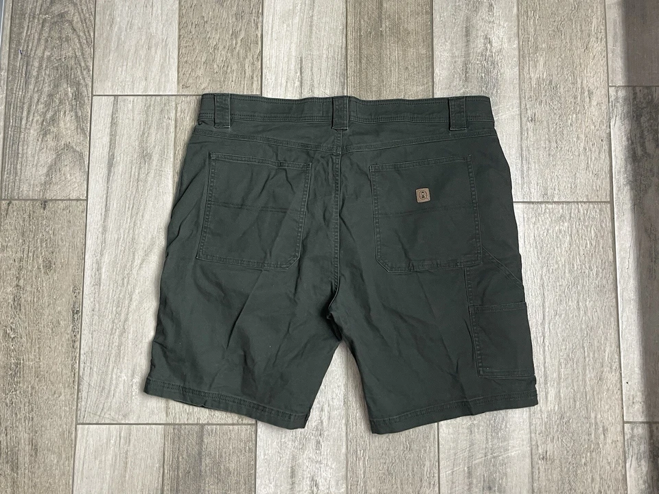 Pantalones Cortos Chinos Clásicos Coleman Para Hombre Talla 40 Verde 10” Entrepierna Tiro Medio Envío Rápido Foto 2 de 4
