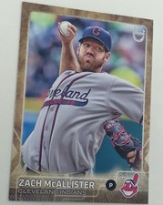 2015 Topps Update Throwback #US69 Zach McAllister EXCELLENT US69 69 US-69 069