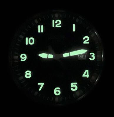 Boccia Titane 3631-01 Montre Hommes Avec Arabes Chiffres 100m Étanche LED