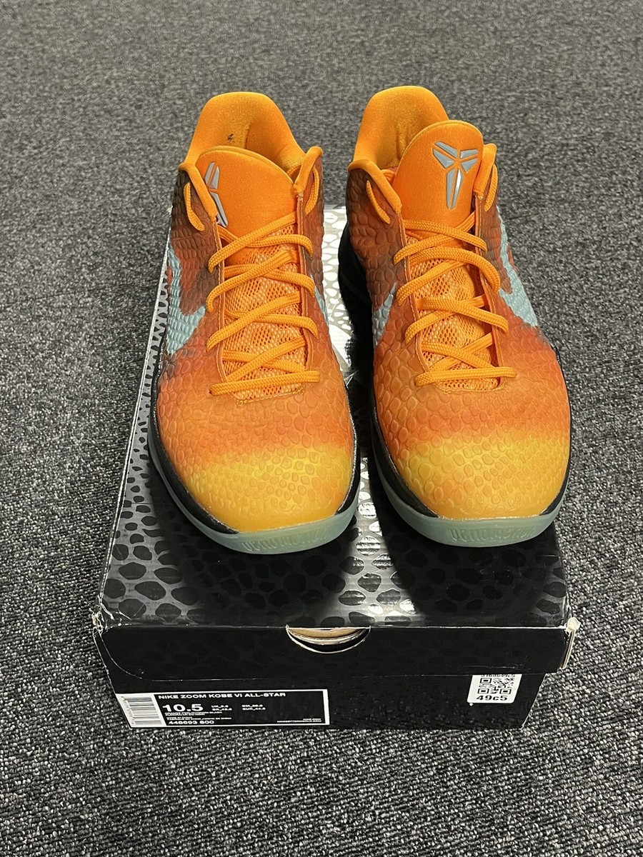 Nike Zoom Kobe 6 All Star 'Orange County Sunset' - Sz 10.5