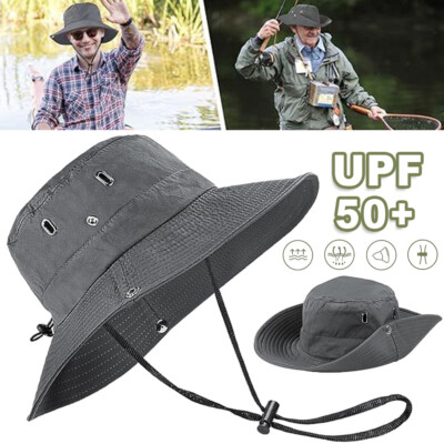 Bundeswehr Buschhut mit Kinnband Druckknopf Tropen Sonnenhut UV-Schutz 50+