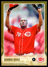 2015 TOPPS UPDATE GOLD #US101 JUMBO DIAZ CINCINNATI REDS/2015