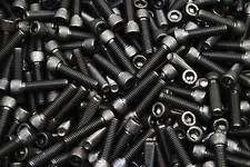 (80) Socket Head 3/8-16 x 1-1/2 Cap Screws A574 Black SHCS Machine Bolt