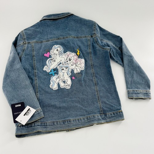 My Little Pony Jean Denim Jacket Size XL(14) NEW Prabal Gurung Youth Girls - Picture 8 of 21