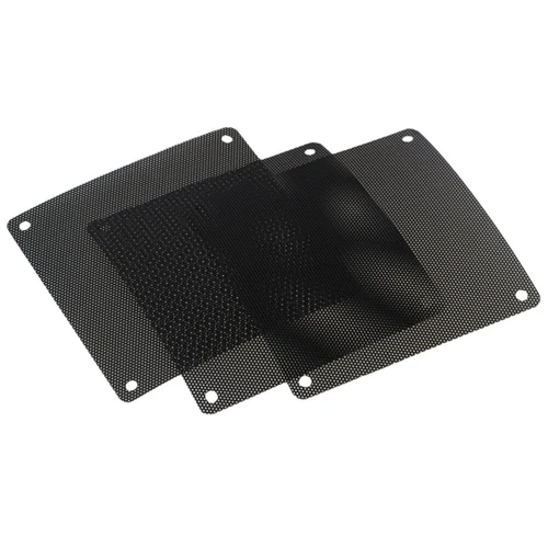 10 Pcs PVC PC Fan Screen Black PC Cooler Gauze Computer Mesh Speaker Mesh