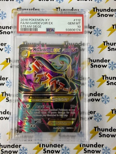 M Gardevoir ex #112 XY Steam Siege 2016 Pokemon PSA 10