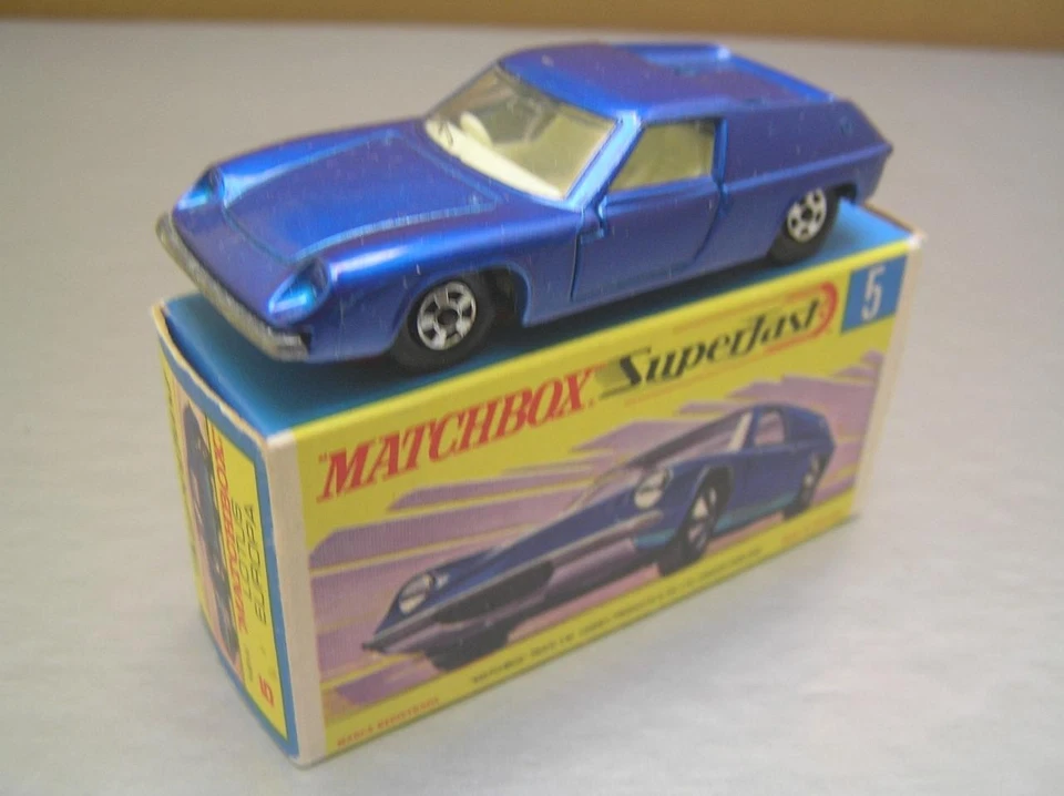 Matchbox Superfast MB5 Lotus Europa made in England Lesney NM+ in Box - Image 3 of 4